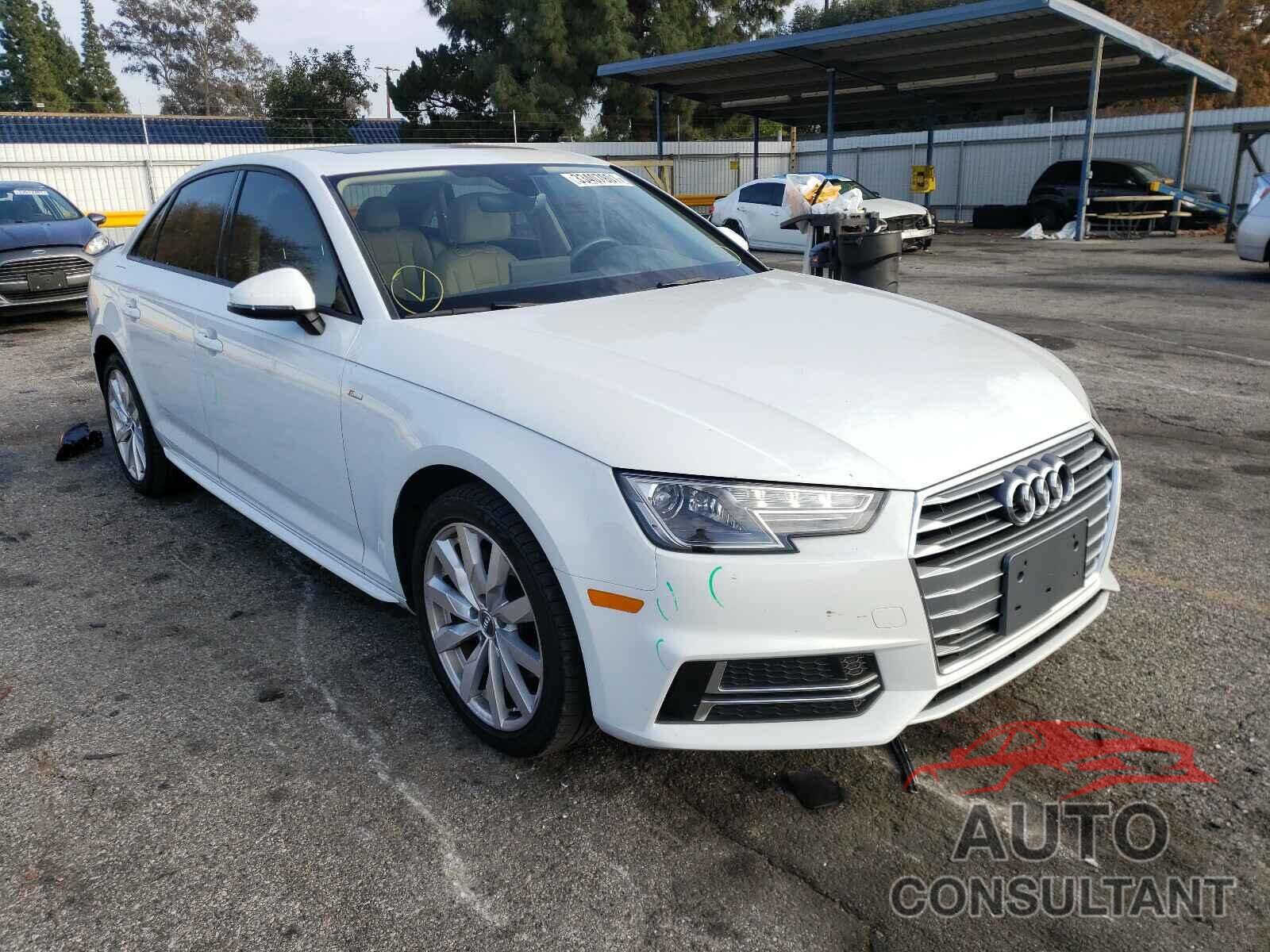 AUDI A4 2018 - WAUKMAF47JA220242