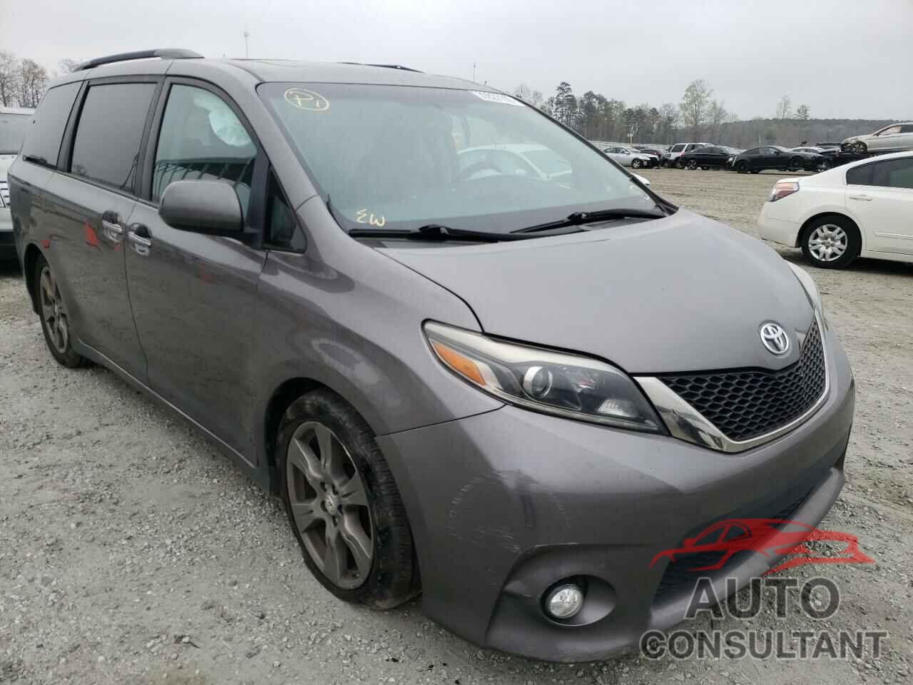 TOYOTA SIENNA 2017 - 5TDXZ3DC9HS883986