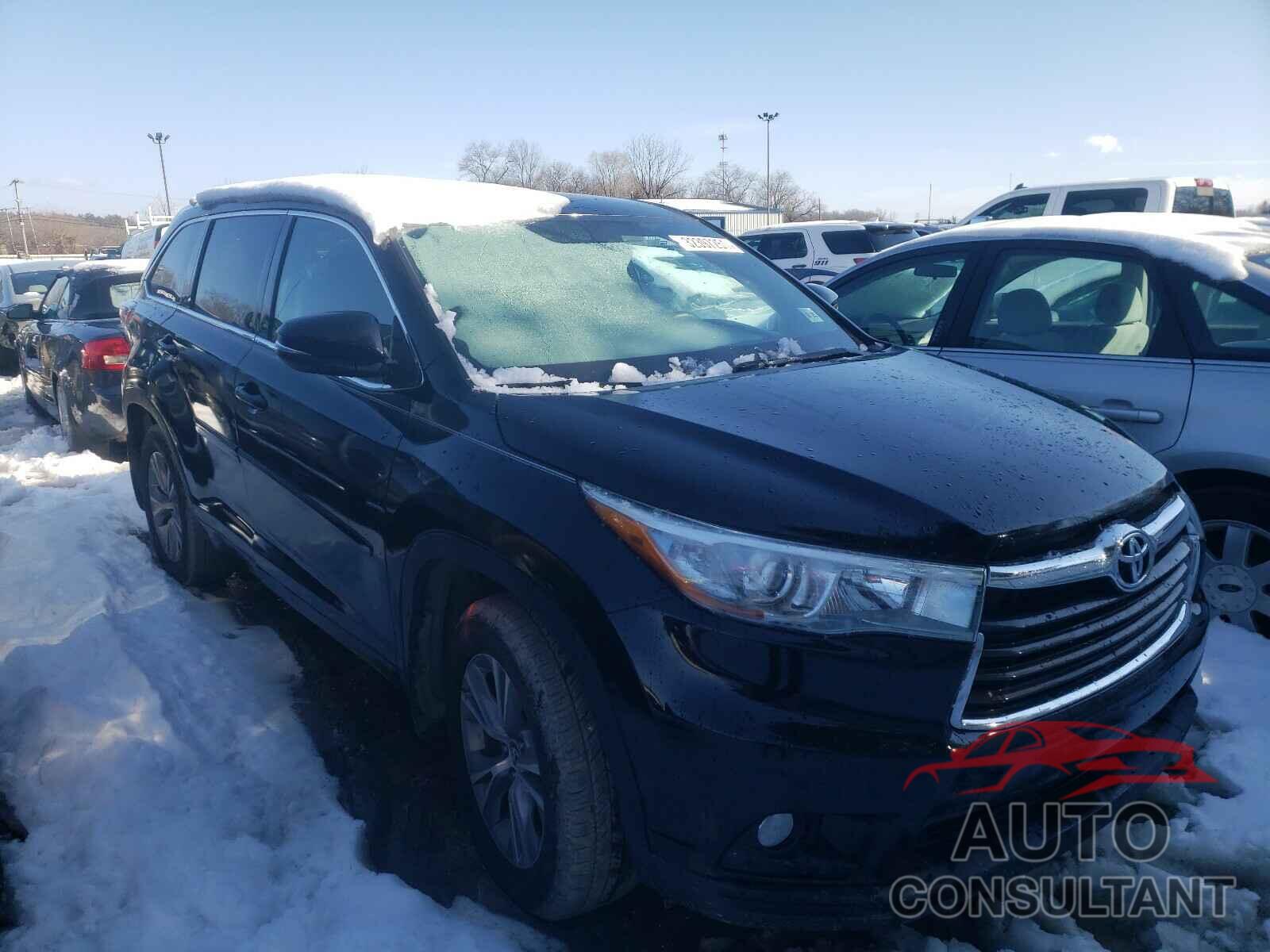 TOYOTA HIGHLANDER 2016 - 5TDBKRFH1GS255655