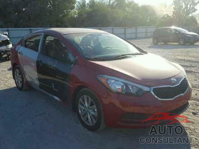 KIA FORTE 2016 - KNAFX4A67G5609936