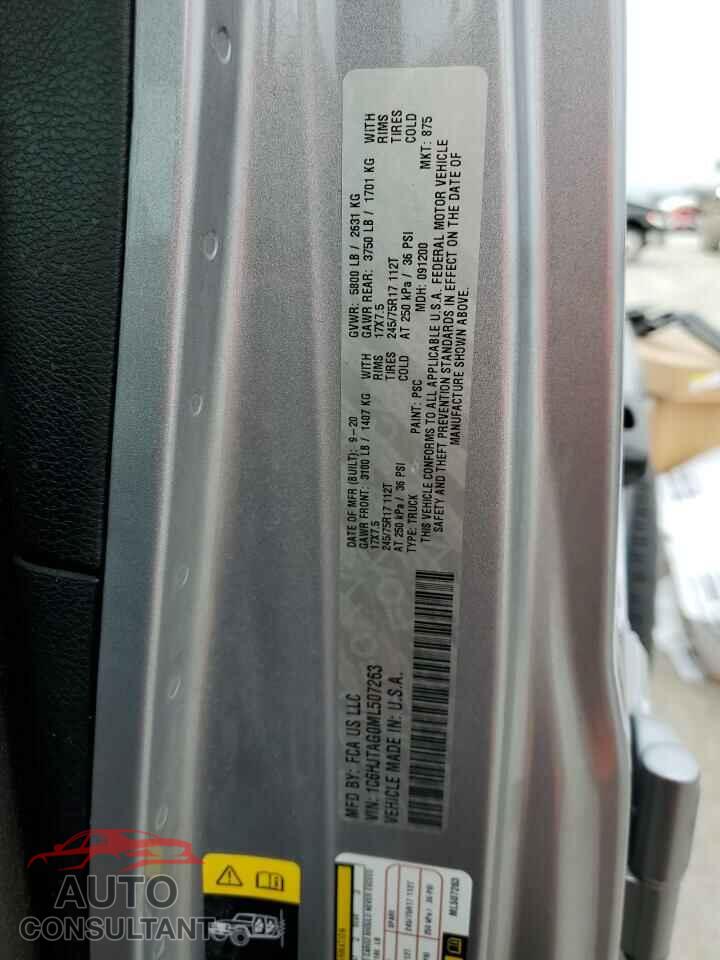 JEEP GLADIATOR 2021 - 1C6HJTAG0ML507263