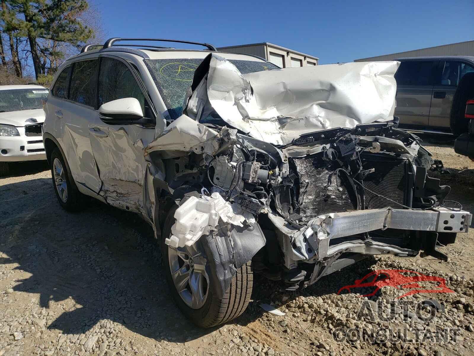 TOYOTA HIGHLANDER 2016 - 5TDYKRFH1GS176464