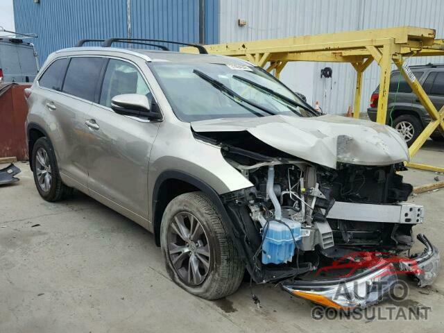 TOYOTA HIGHLANDER 2015 - 5TDJKRFH0FS108642