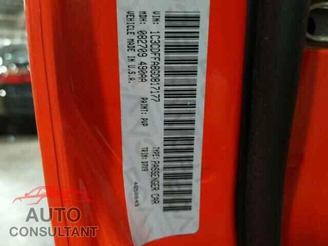 DODGE DART 2016 - 1C3CDFFA8GD817177