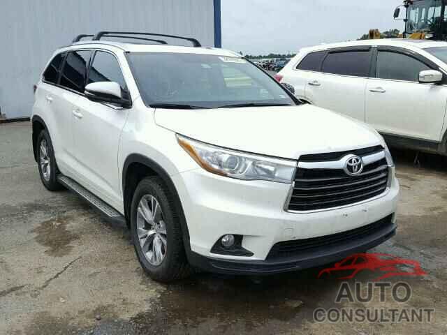 TOYOTA HIGHLANDER 2015 - 5TDKKRFH2FS095820