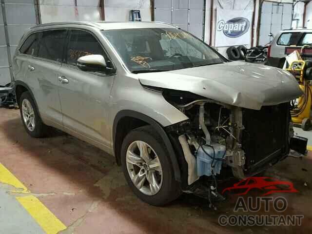 TOYOTA HIGHLANDER 2016 - 5TDYKRFH2GS133140