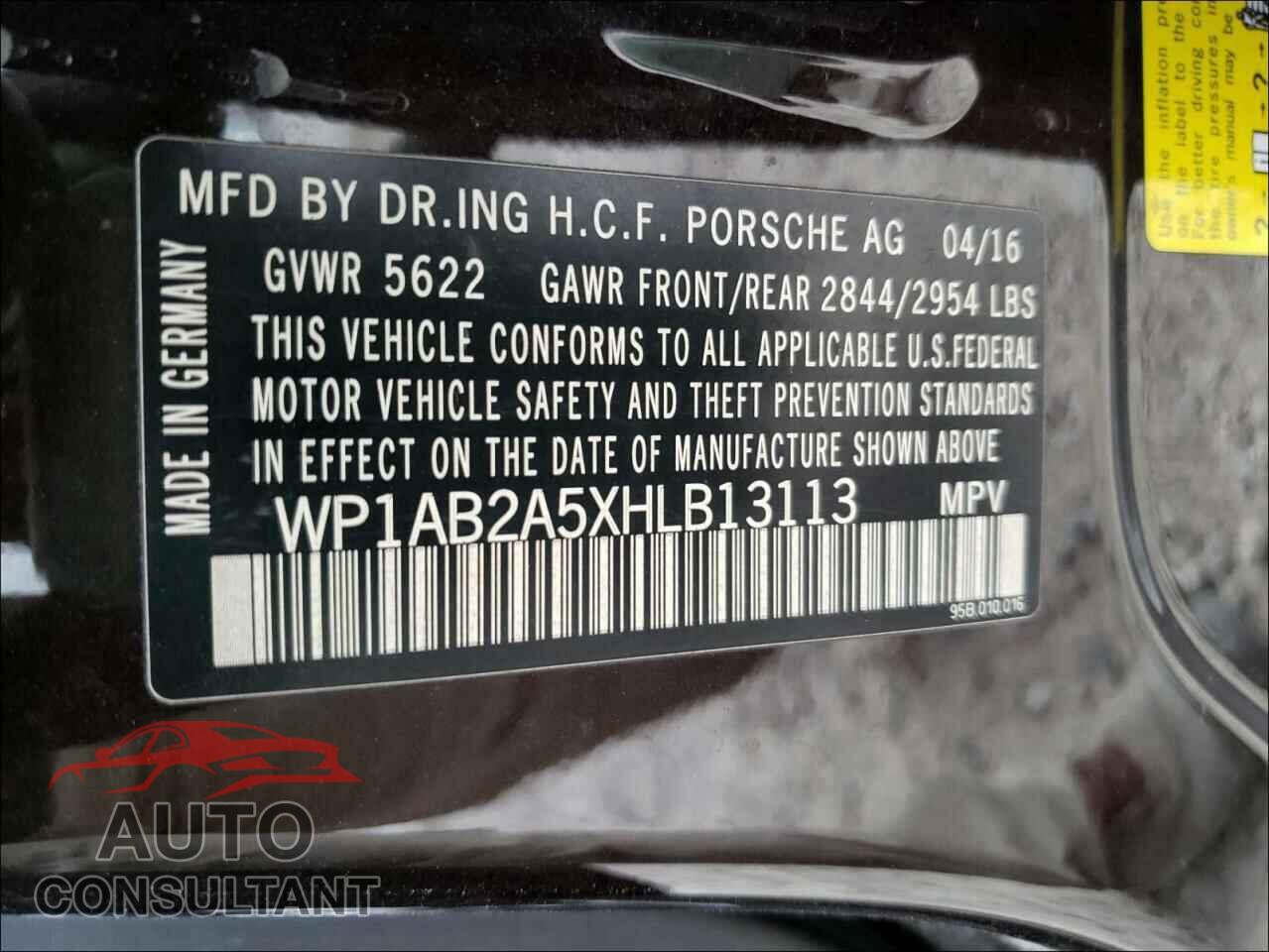 PORSCHE MACAN 2017 - WP1AB2A5XHLB13113