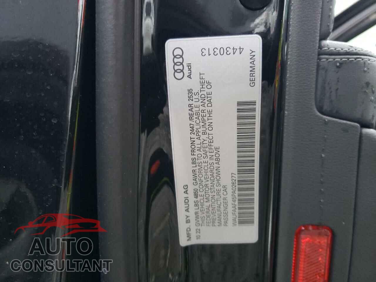 AUDI A4 2023 - WAUFAAF45PA026277