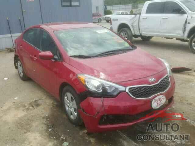 KIA FORTE 2016 - KNAFK4A66G5611708