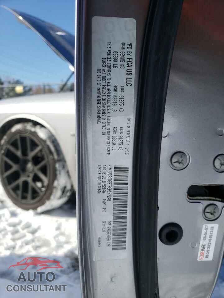 DODGE CHALLENGER 2016 - 2C3CDZBT9GH177248