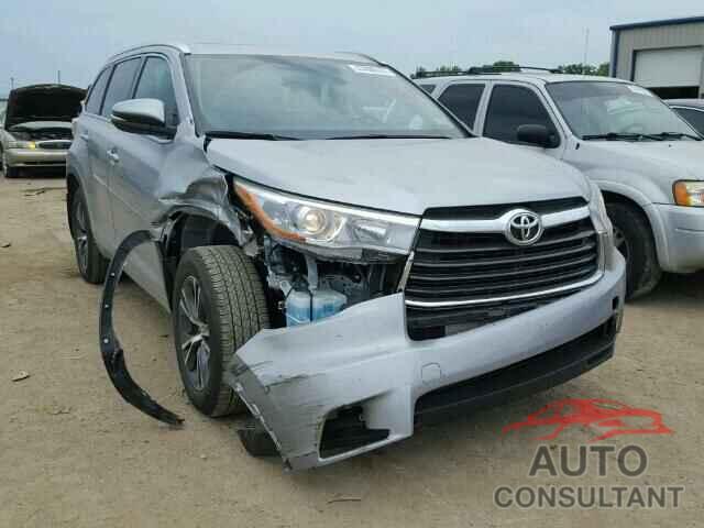 TOYOTA HIGHLANDER 2016 - 5TDJKRFH5GS502963