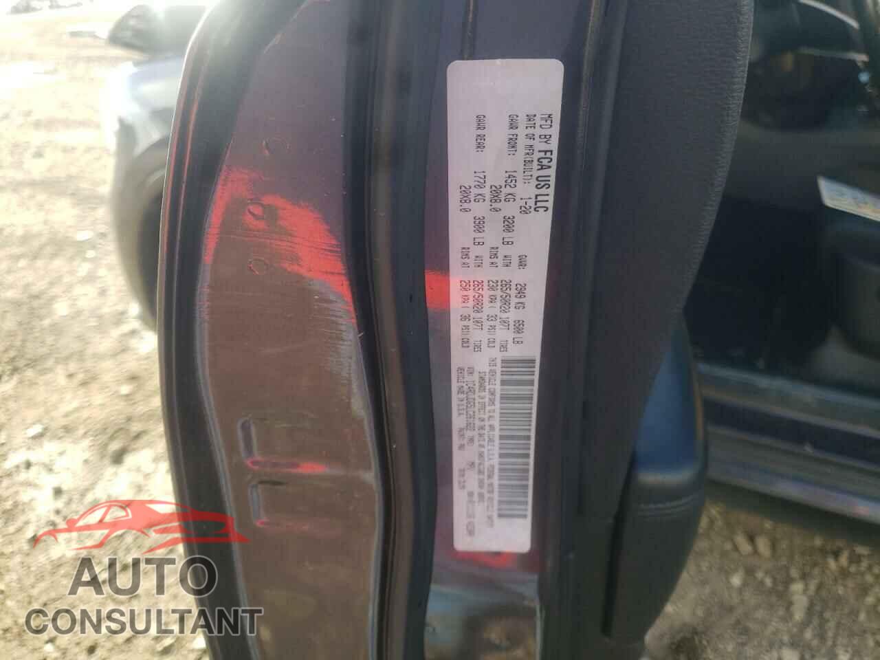 DODGE DURANGO 2020 - 1C4RDJDG5LC261622