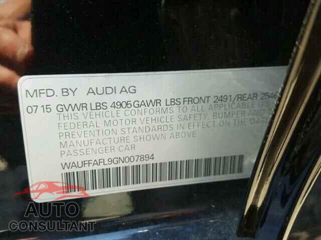 AUDI A4 2016 - WAUFFAFL9GN007894