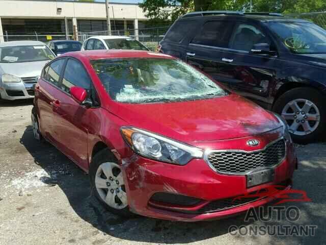 KIA FORTE 2016 - KNAFK4A68G5617235