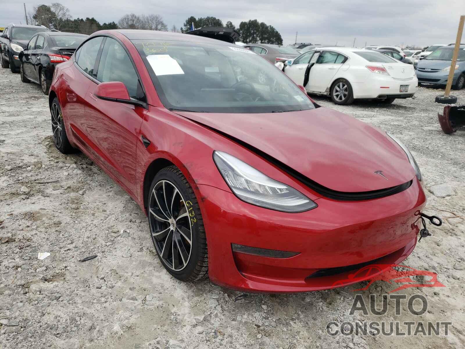 TESLA MODEL 3 2018 - 5YJ3E1EB8JF117293