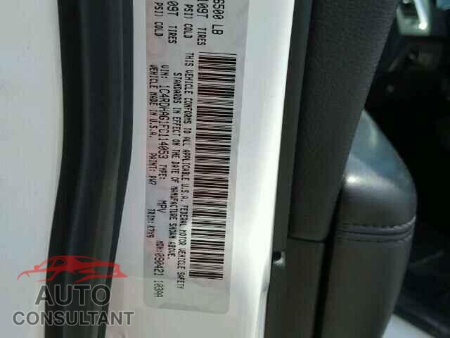 DODGE DURANGO 2015 - 1C4RDHAG1FC114053