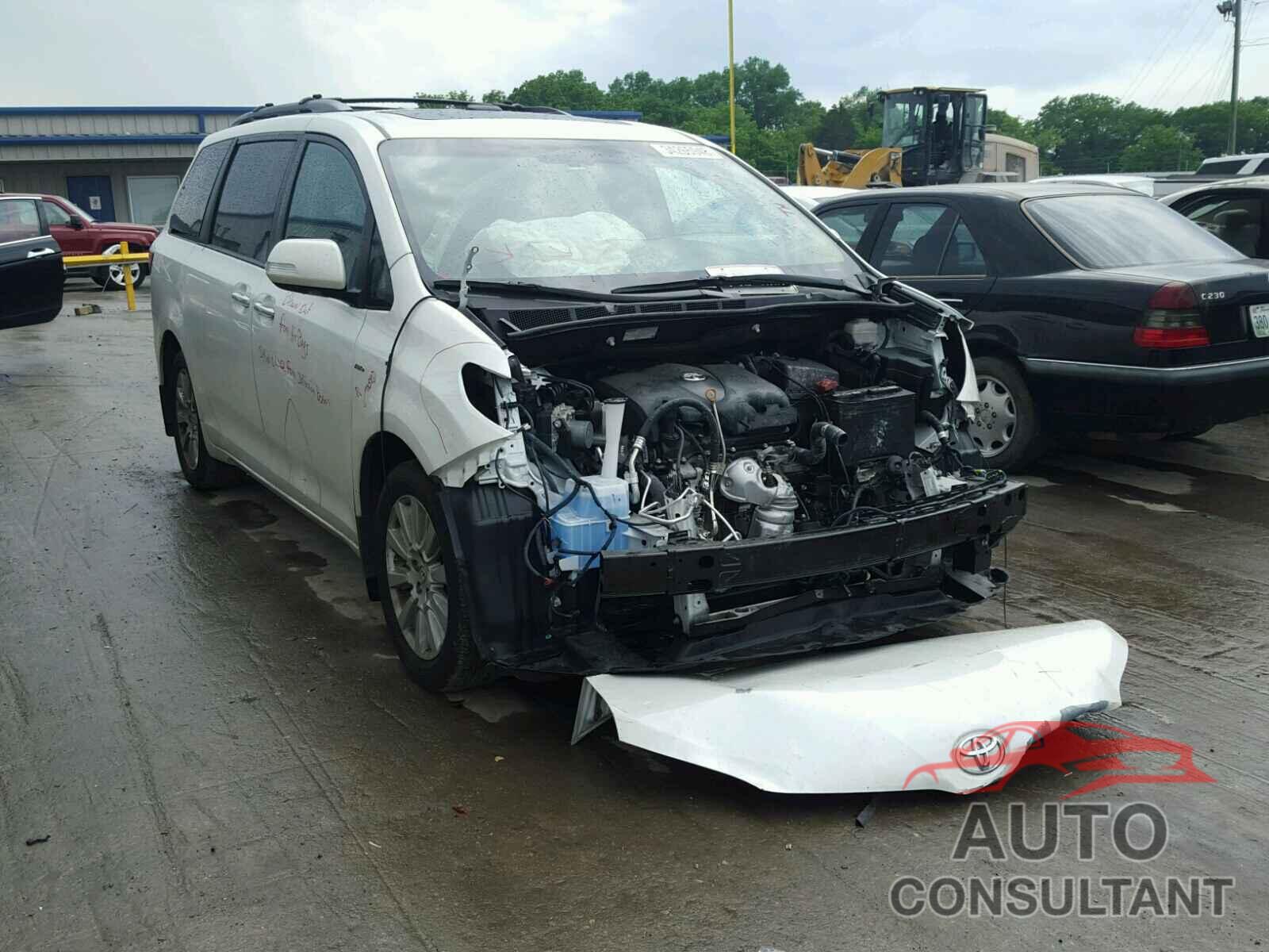 TOYOTA SIENNA XLE 2017 - 5TDDZ3DCXHS162840