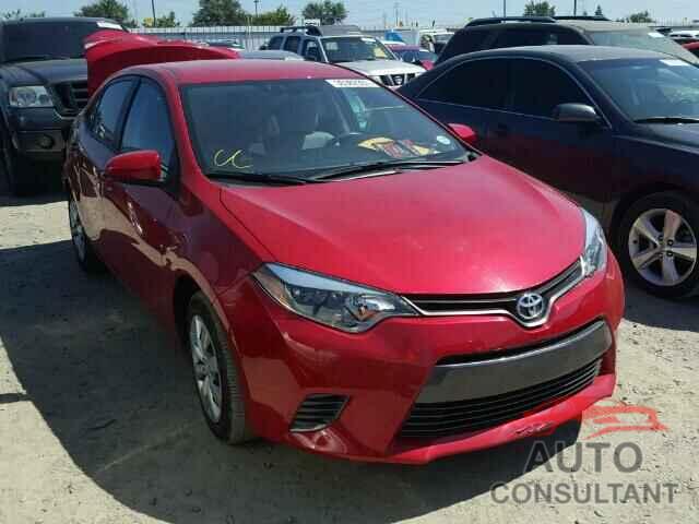 TOYOTA COROLLA 2016 - 2T1BURHEXGC670253