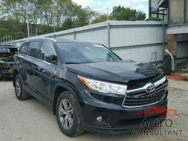 TOYOTA HIGHLANDER 2015 - 5TDJKRFH8FS194167