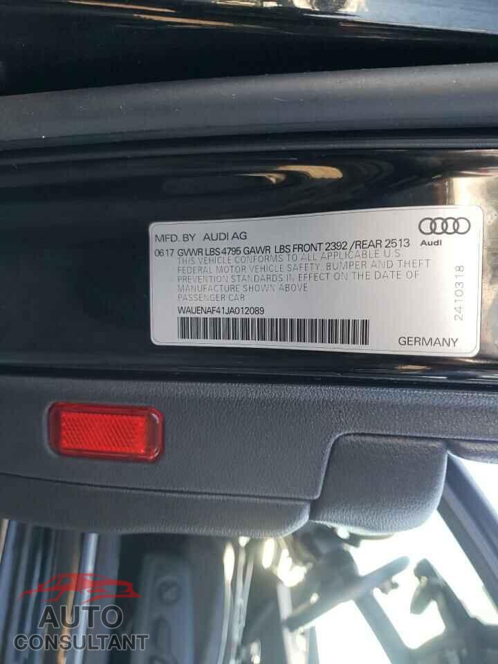 AUDI A4 2018 - WAUENAF41JA012089