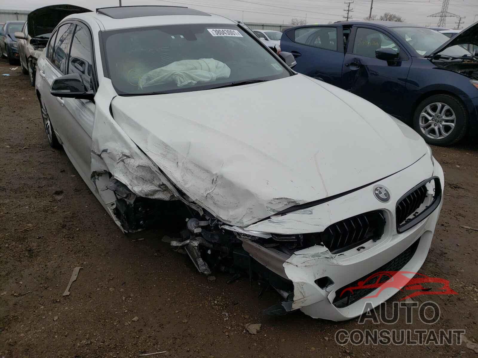 BMW 3 SERIES 2016 - WBA8B3G50GNT91810