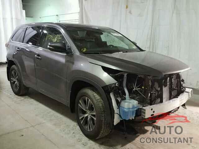 TOYOTA HIGHLANDER 2017 - 5TDBZRFH0HS429082