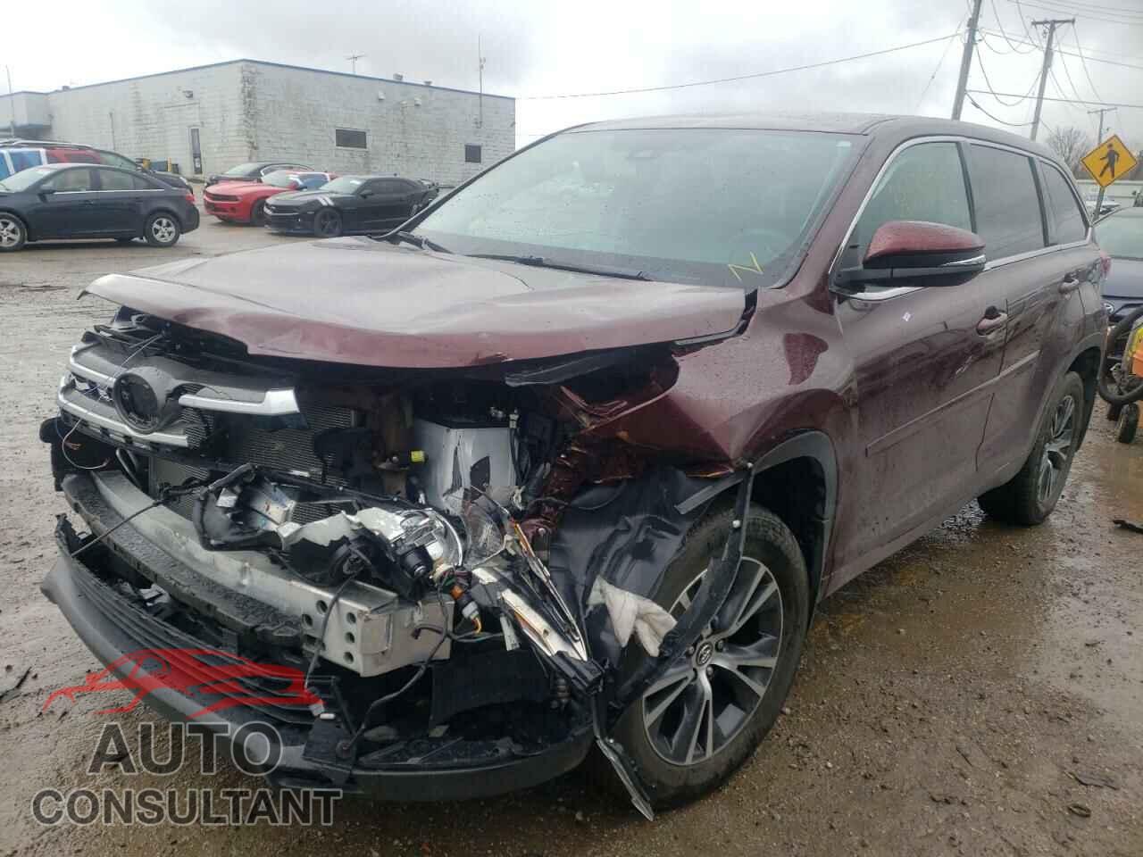 TOYOTA HIGHLANDER 2018 - 5TDBZRFH5JS904540