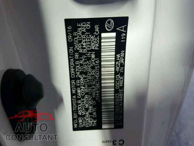 LEXUS RX350 2017 - JTHHE5BC1H5015161