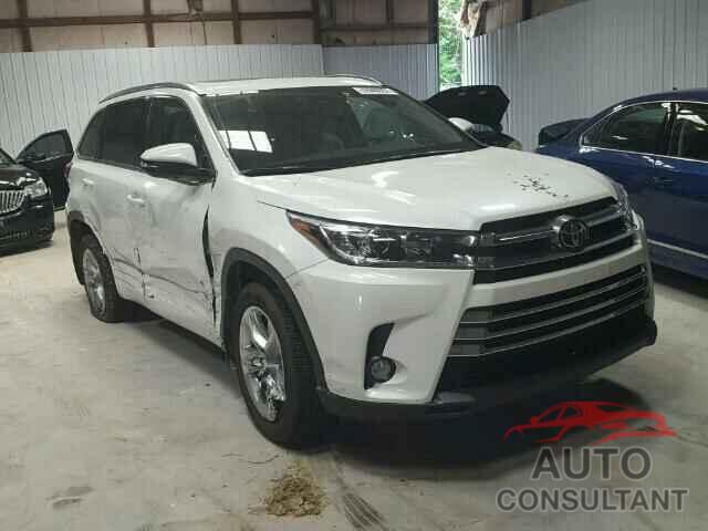 TOYOTA HIGHLANDER 2017 - 5TDDZRFH6HS388482