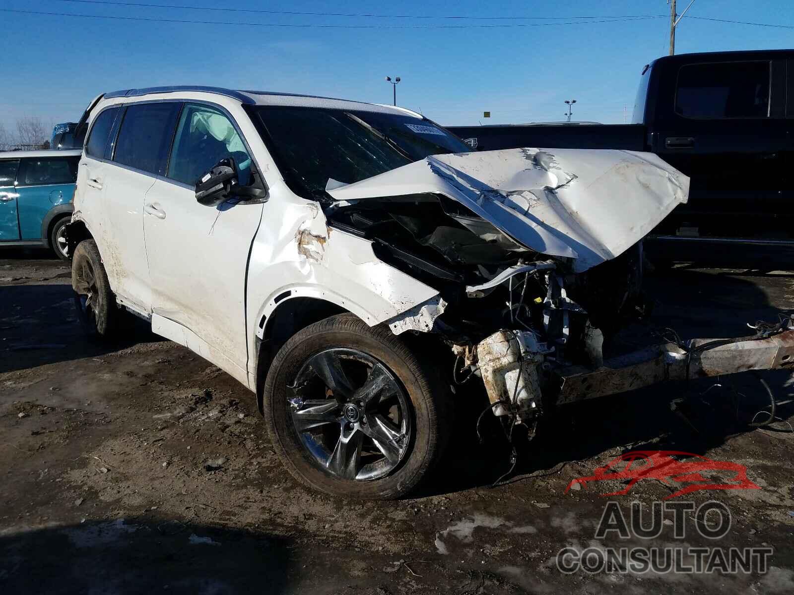 TOYOTA HIGHLANDER 2017 - 5TDDZRFH3HS401995