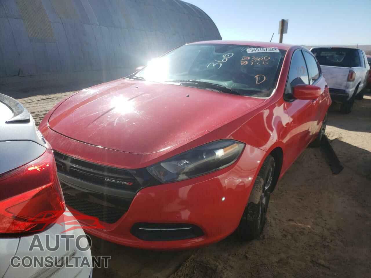 DODGE DART 2016 - 1C3CDFAA2GD661421