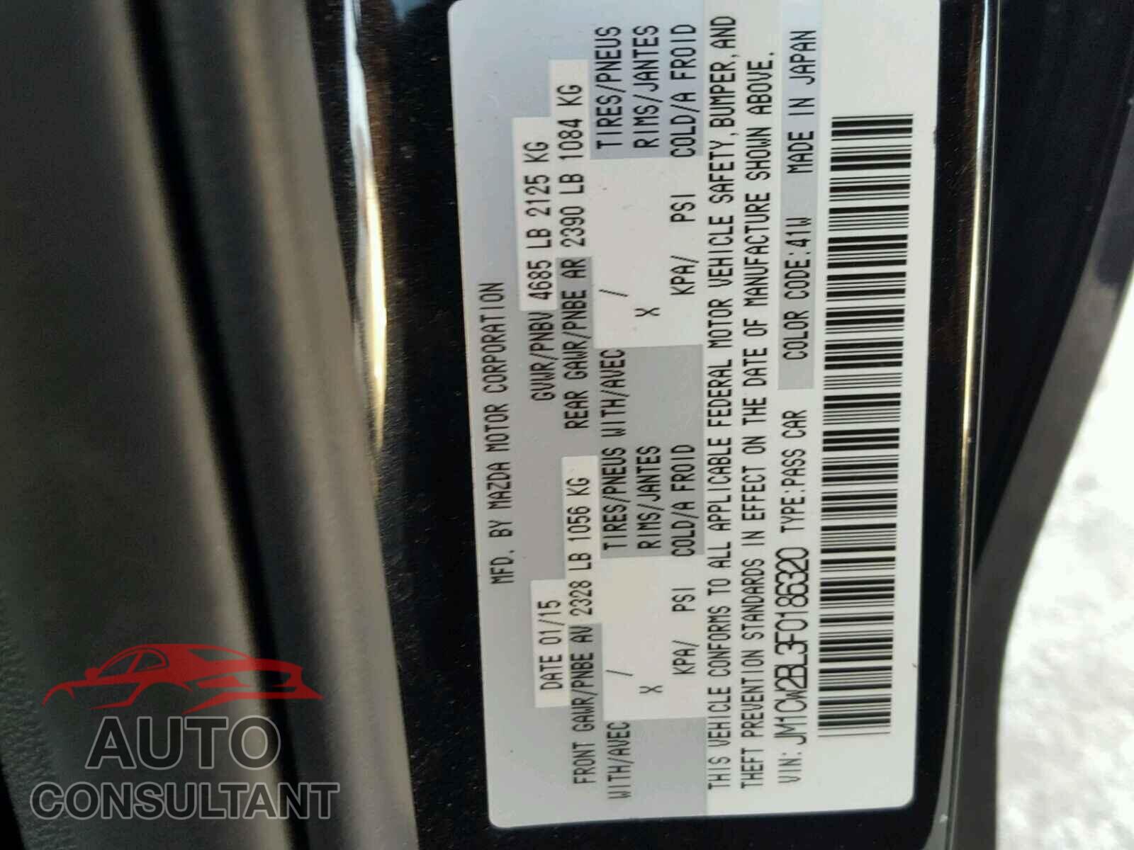 MAZDA 5 2015 - JM1CW2BL3F0186320