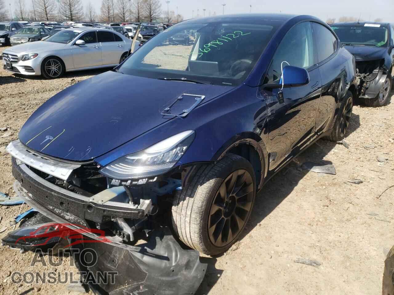 TESLA MODEL Y 2022 - 7SAYGDEE8NF336338