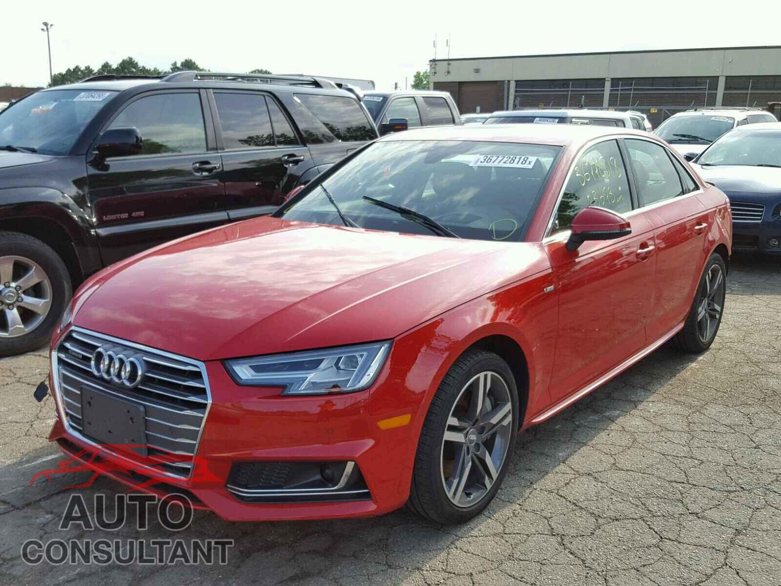 AUDI A4 2017 - WAUFNAF40HN017355