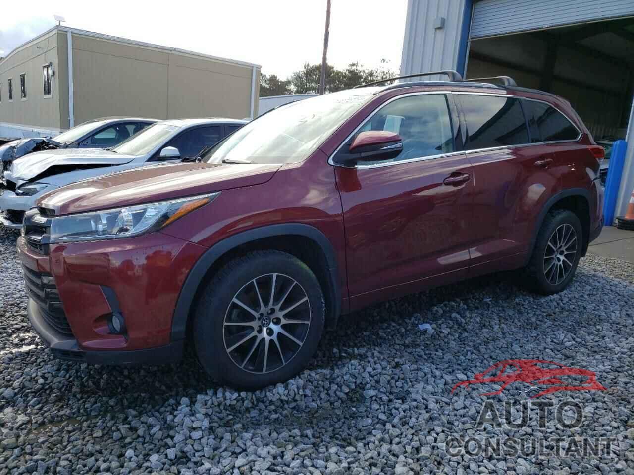 TOYOTA HIGHLANDER 2017 - 5TDJZRFH8HS415958