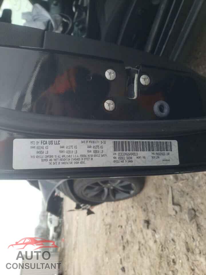 DODGE CHALLENGER 2016 - 2C3CDZAG2GH349513