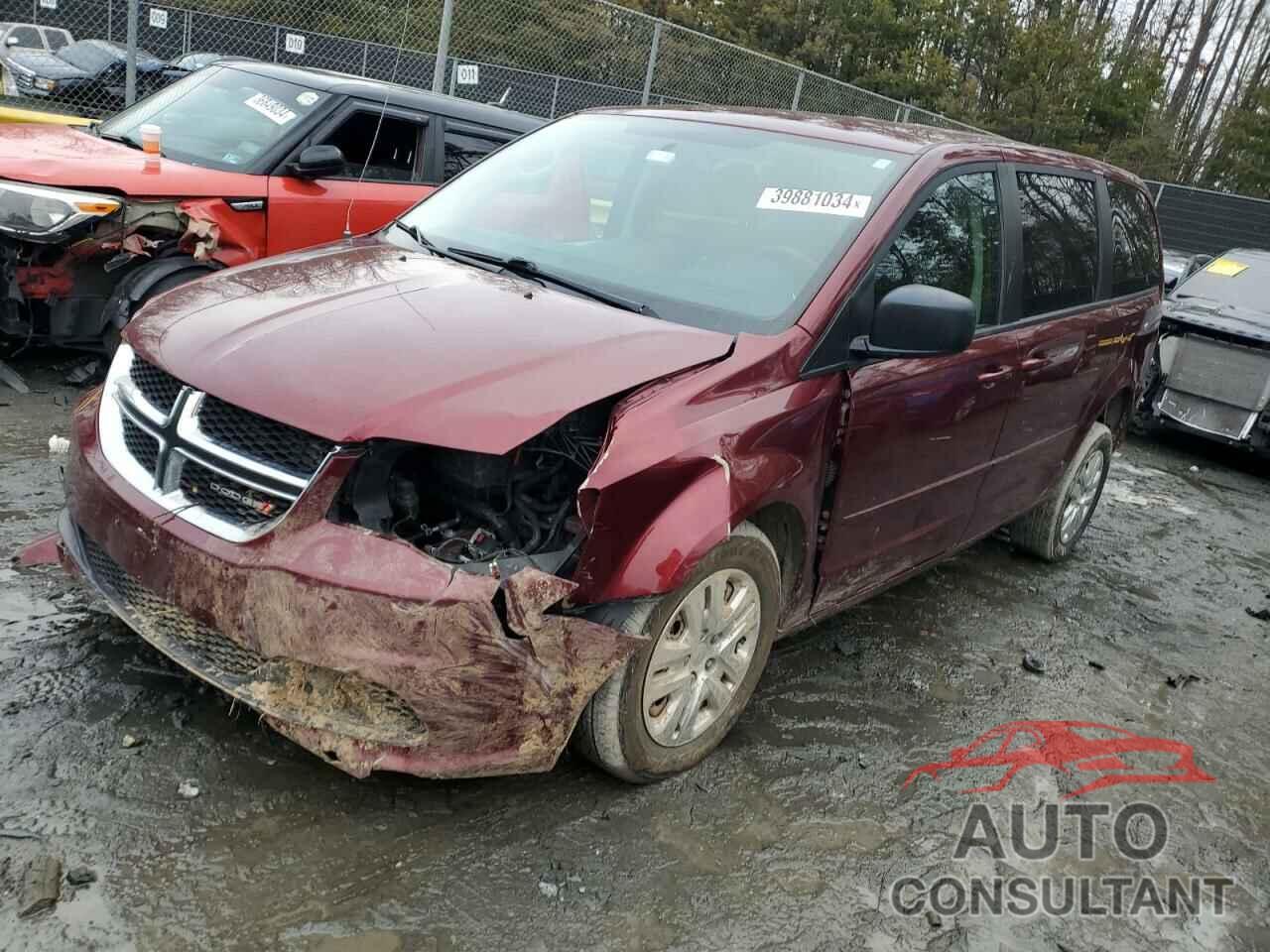 DODGE CARAVAN 2017 - 2C4RDGBG3HR554780