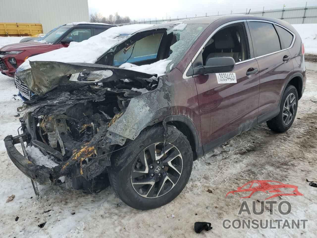 HONDA CRV 2016 - 5J6RM4H4XGL044634