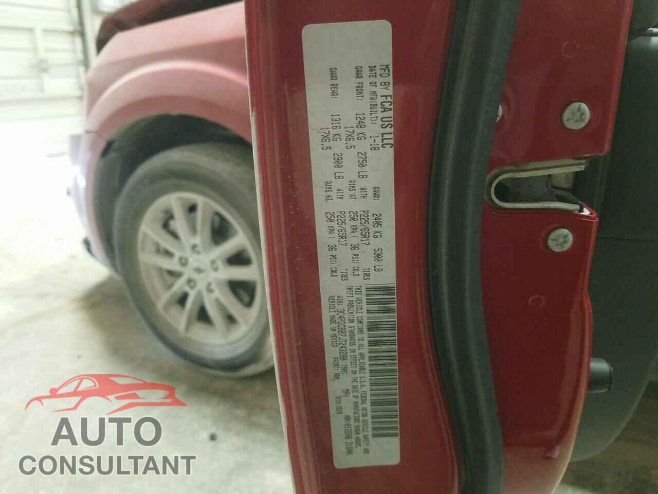 DODGE JOURNEY 2018 - 3C4PDCBB7JT243280