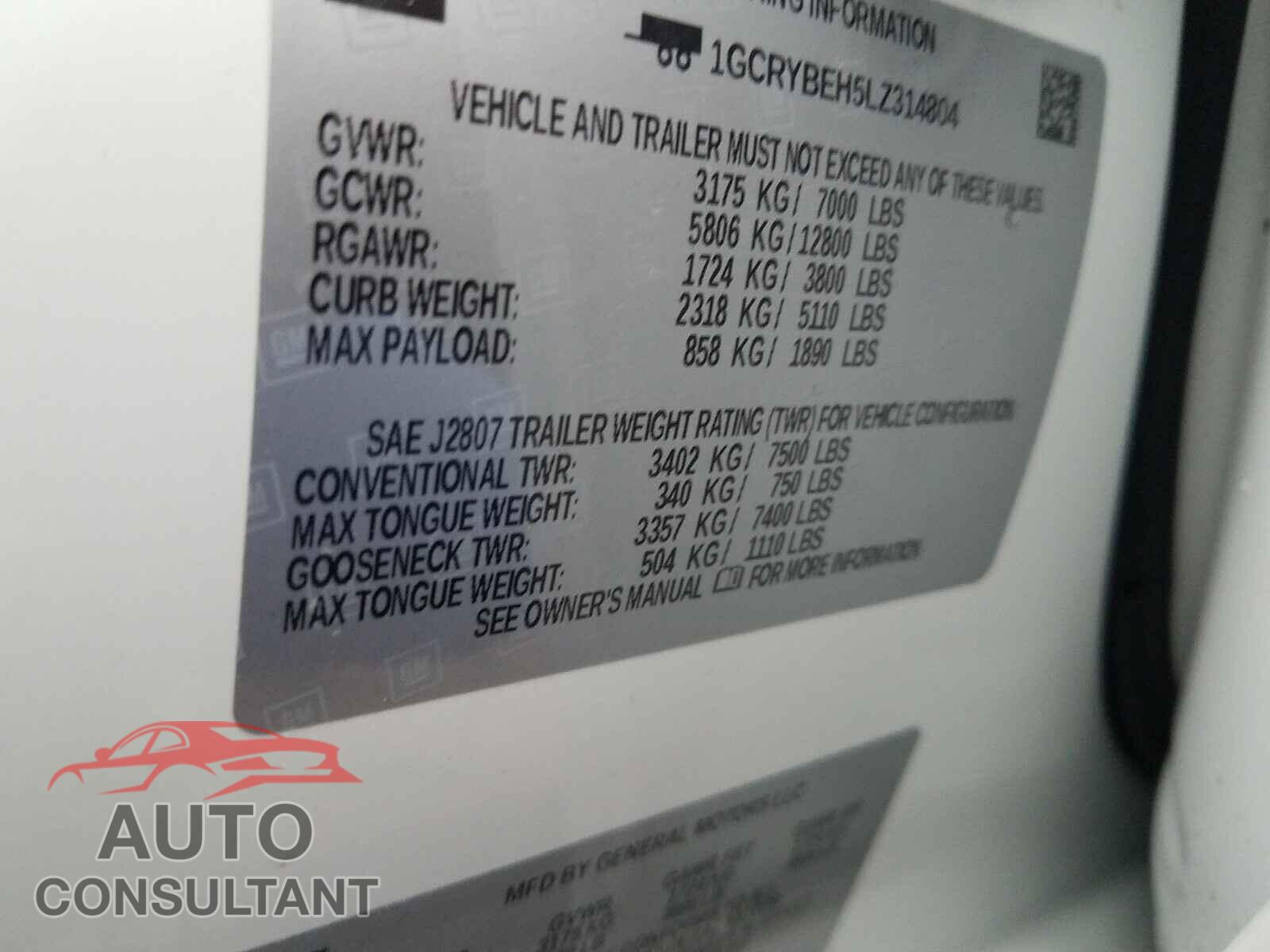 CHEVROLET SILVERADO 2020 - 1GCRYBEH5LZ314804