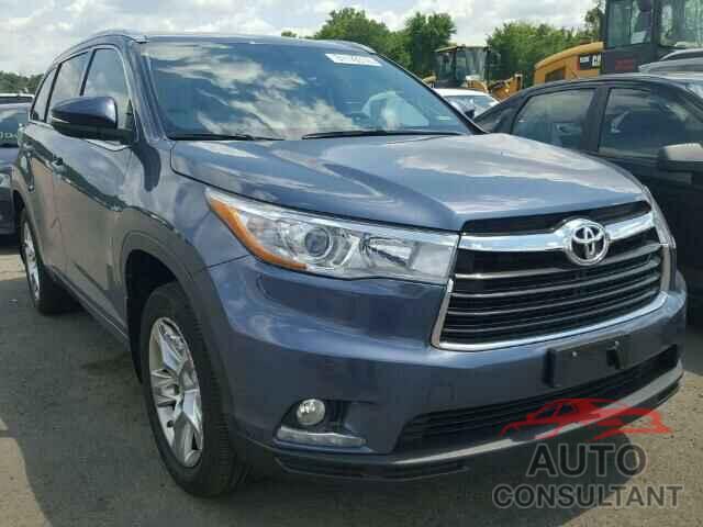 TOYOTA HIGHLANDER 2015 - 5TDDKRFH5FS194849