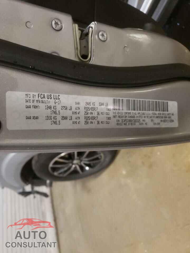 DODGE JOURNEY 2017 - 3C4PDCAB6HT683325
