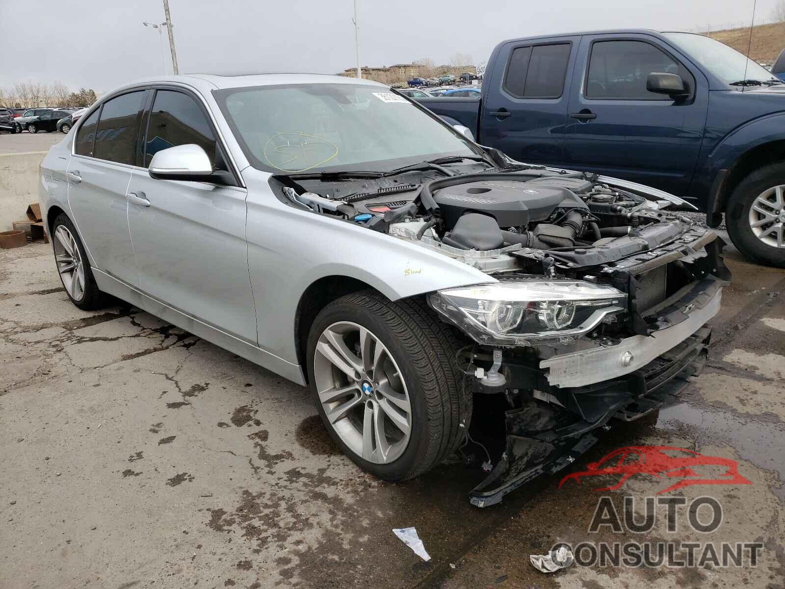 BMW 3 SERIES 2017 - WBA8D9G34HNU64867