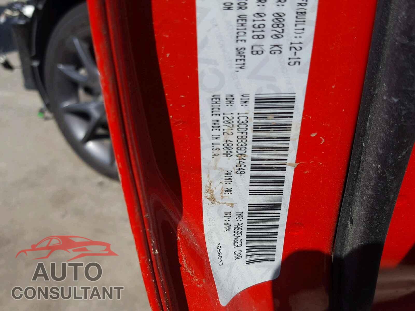 DODGE DART 2016 - 1C3CDFBB3GD644649