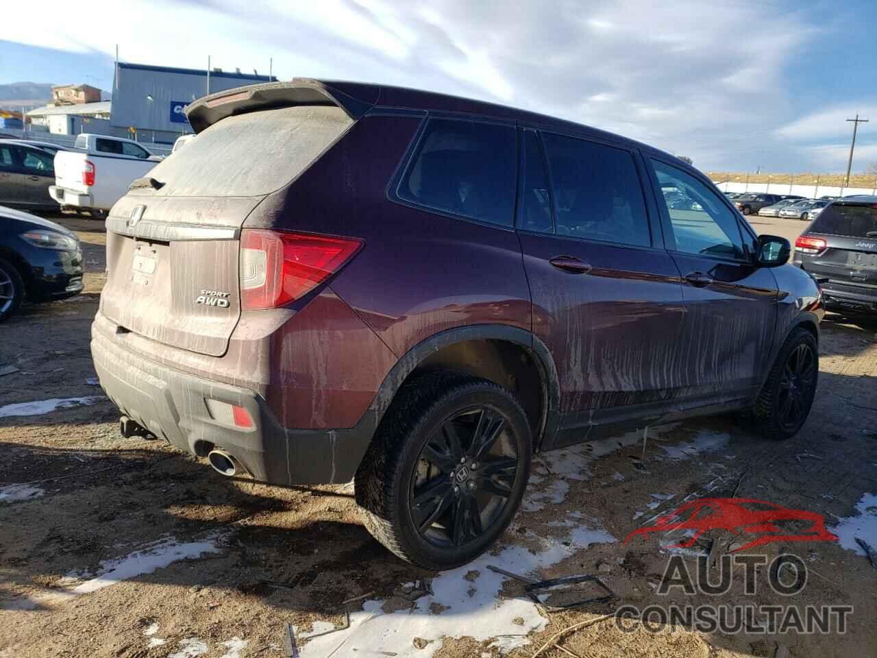 HONDA PASSPORT 2019 - 5FNYF8H2XKB019195