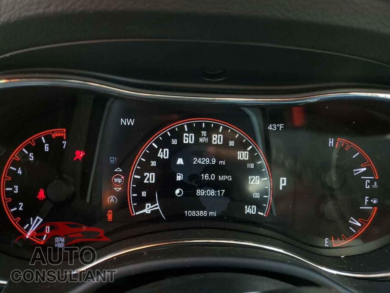 DODGE DURANGO 2016 - 1C4RDJDG5GC433332