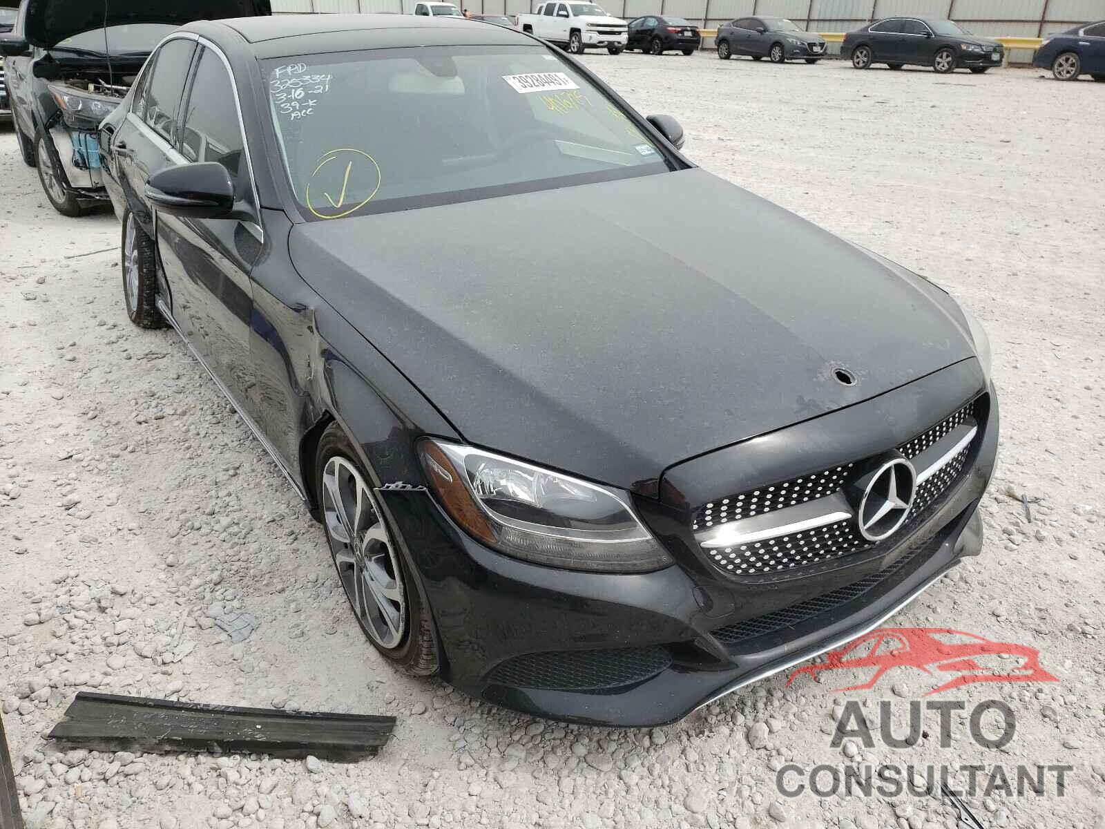 MERCEDES-BENZ C CLASS 2018 - WDDWF4JB2JR406705