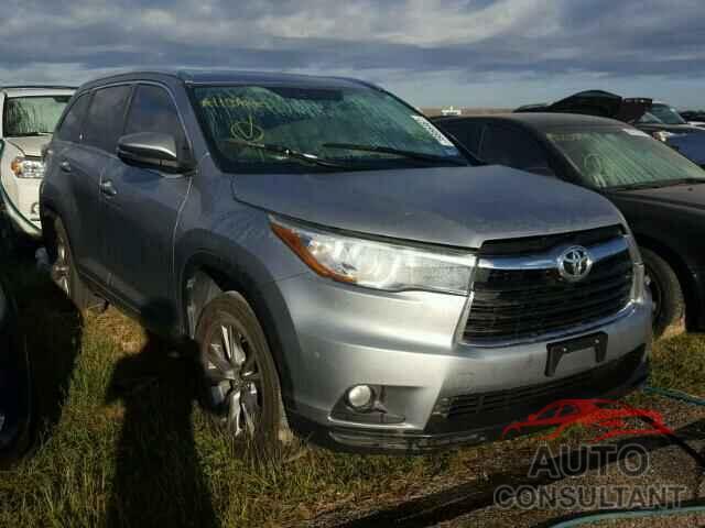 TOYOTA HIGHLANDER 2015 - 5TDKKRFH2FS041319