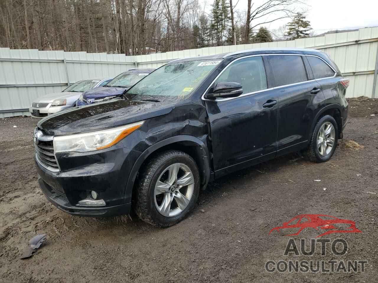 TOYOTA HIGHLANDER 2016 - 5TDDKRFH1GS260377