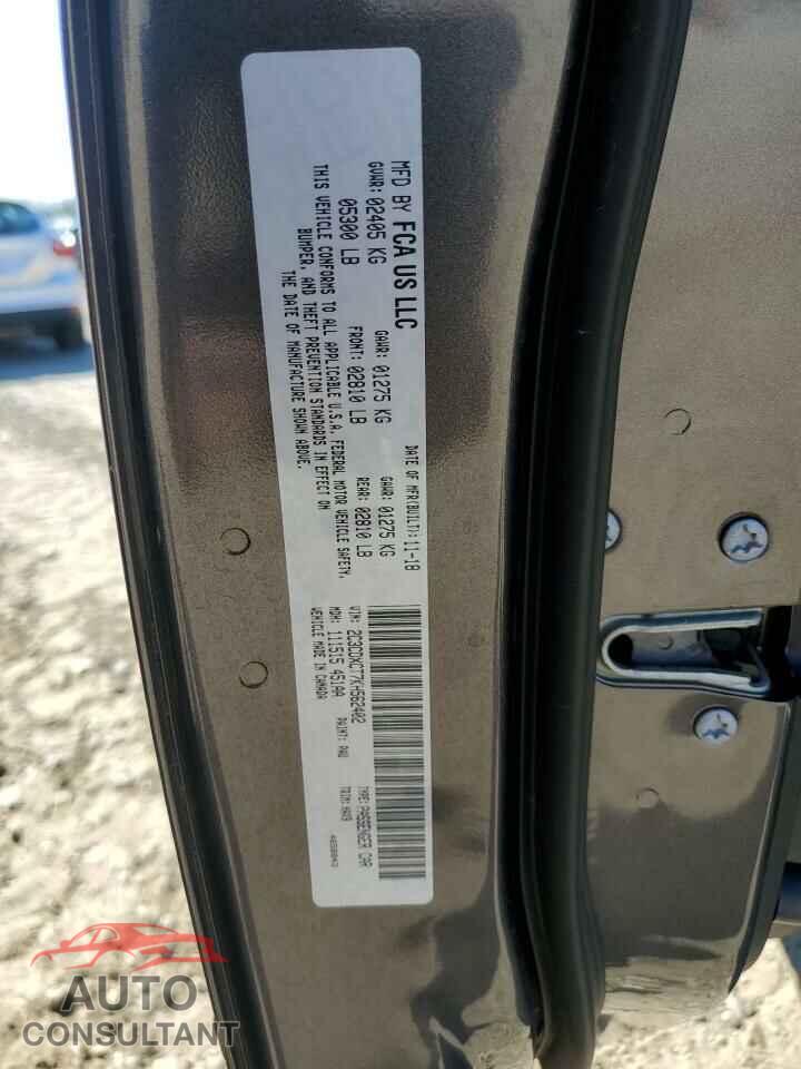 DODGE CHARGER 2019 - 2C3CDXCT7KH562402